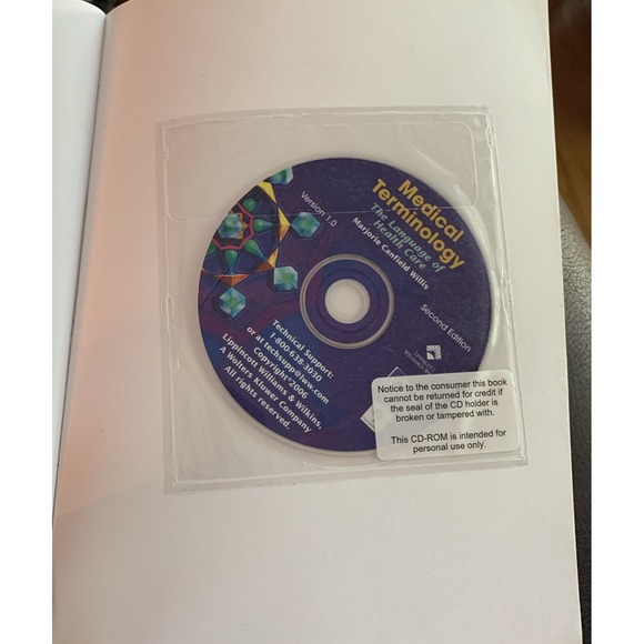 MEDICAL TERMINOLOGY: THE LANGUAGE OF HEALTH CARE By Marjorie‎ Canfield Willis - Picture 4 of 4